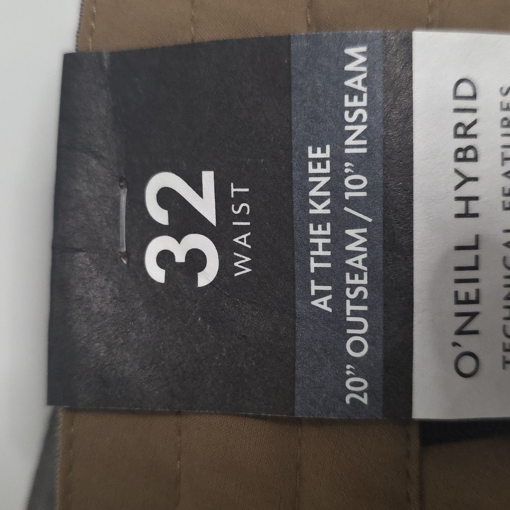 NWT Men's O'Neill "TRVLSERIES CARGO 20" SHORTS". VARIOUS SIZES. DARK KHAKI COLOR - Picture 9 of 12